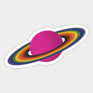 Gay Pride Planet Sticker